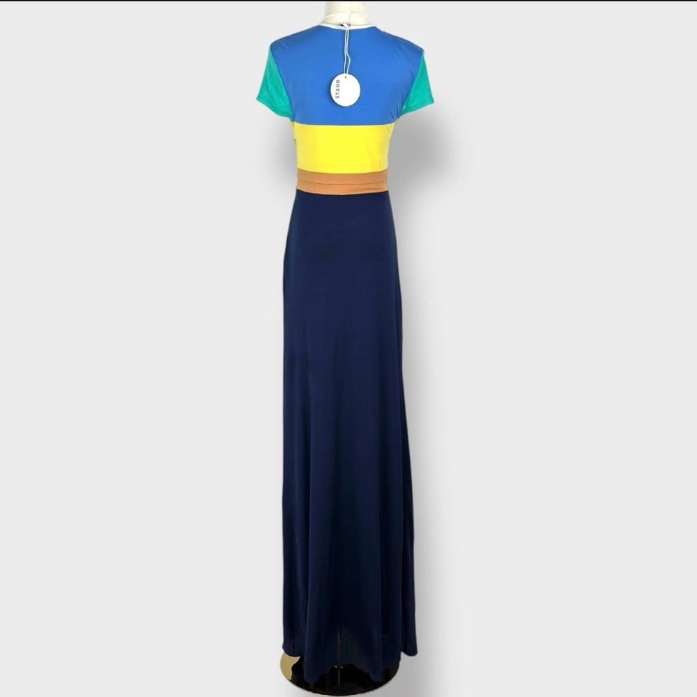 STAUD Piera Colorblock Cutout Dress - Picture 3 of 9